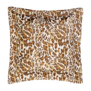Safari Embroidery Cheetah Euro Sham