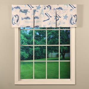 Seaside Harbor Two Pleat Valance