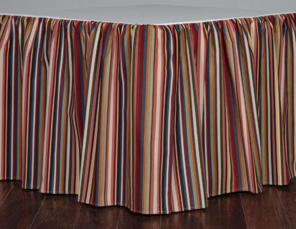 Image for Queensland stripe bed skirt