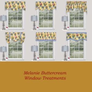 Melanie Buttercream Window Treatments