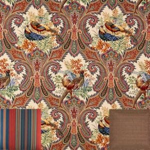 Image for Wilderness Royal Swatch Yardage Fabric