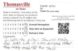 Susie High Ridge MO BO1340 Survey Card