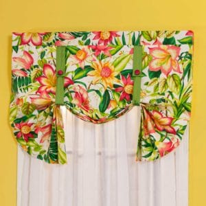 Botanical Glow Tie-up Valance Image