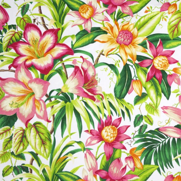 Botanical Floral Fabric Image