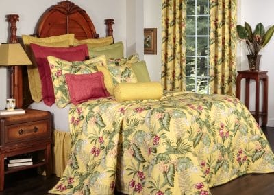Fern Gully Yellow Bedspreads