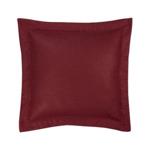 Melanie Euro Sham - Solid Red Linen