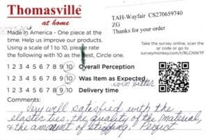 Louise Murrells Inlet SC D35112-NBK Survey Card