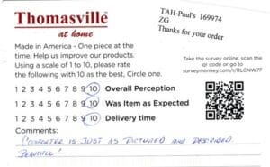 Phyllis Marco Island FL CK7505 Survey Card