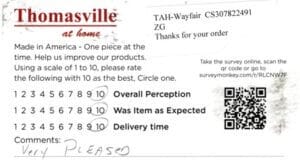 Phyllis Rochester MN D35112-ABK Survey Card