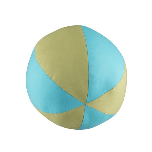 In the Sea Beach Ball Pillow -Blue and Green