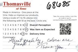 Terry Plymouth NH EMP1445 Survey Card