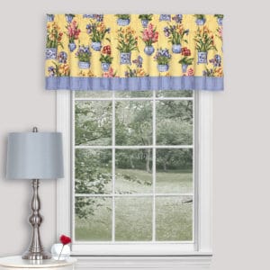 Melanie Buttercream Straight Valance with Band