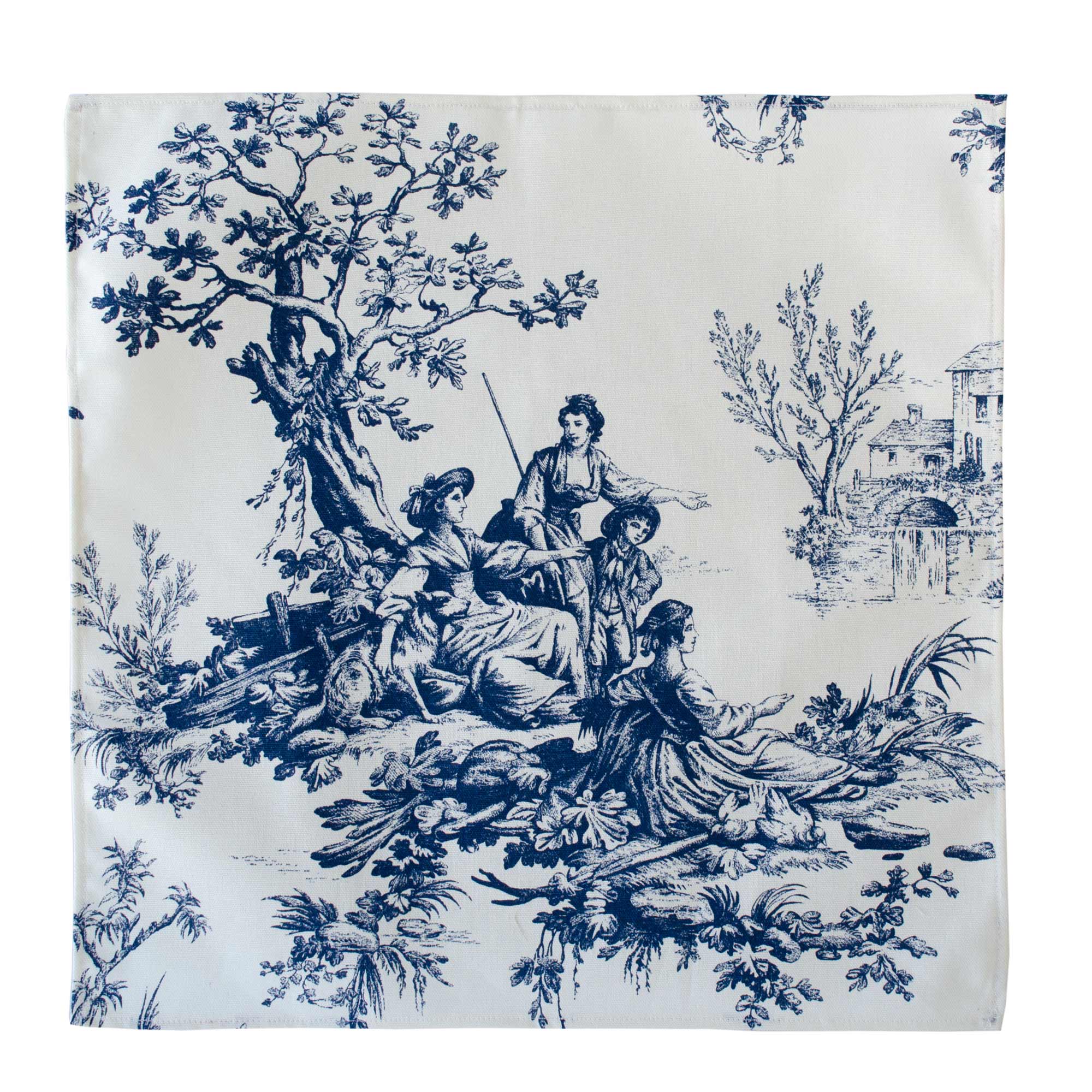 Bouvier Blue - Toile Napkin - 4 Pack