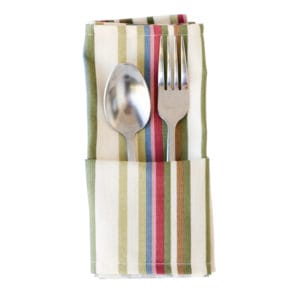 Pastel Harmony Stripe Napkins - Pack of 4 to be used with the hillhouse or the virginia table top collections
