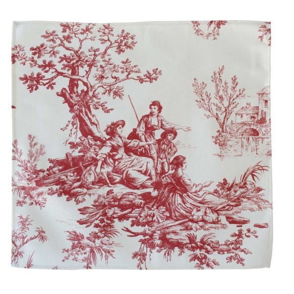 Bouvier Red - Toile Napkin - 4 Pack