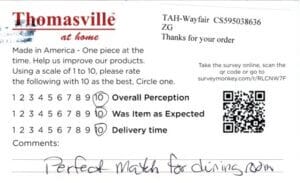 Donna St. Petersburg FL 4PK-CP-CBT Survey Card