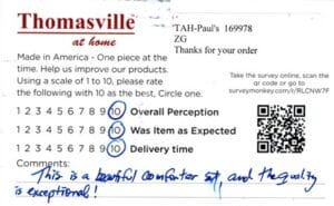 Lauralee Tyler TX CSQ7100 Survey Card