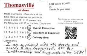 Laurie Rio Rancho NM BK7535 Survey Card