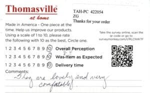 Margret Mebane NC 4PK-CP-CBT Survey Card