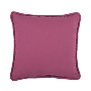 Martella Solid Pink Square Pillow