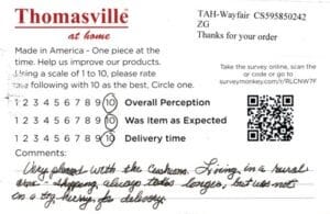 Sondra Diller NE 4PK-CP-LSN Survey Card