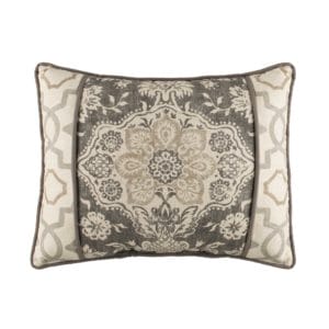 Belmont Metal Breakfast Pillow with Accent Bands
