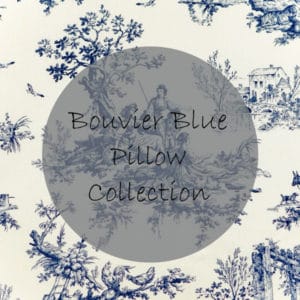 Bouvier Blue Pillows