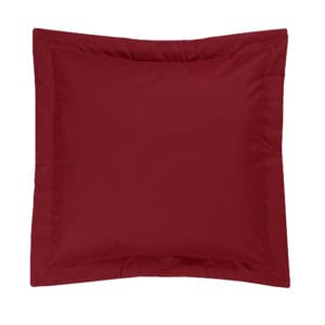 Kahlee Solid Red Euro Sham