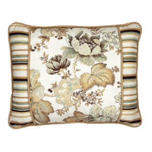 Pontoise Breakfast Pillow with Accent Bands