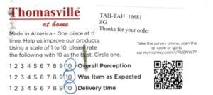 Betti Baton Rouge LA YD3050-99 Survey Card