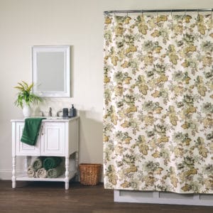 Shower curtain with matching deals window curtain