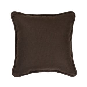 Pontoise Square Pillow - Textured Brown