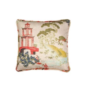 Zen Linen Square Pillow - Main Print