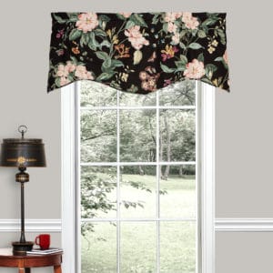Garden Images Black Winston Valance