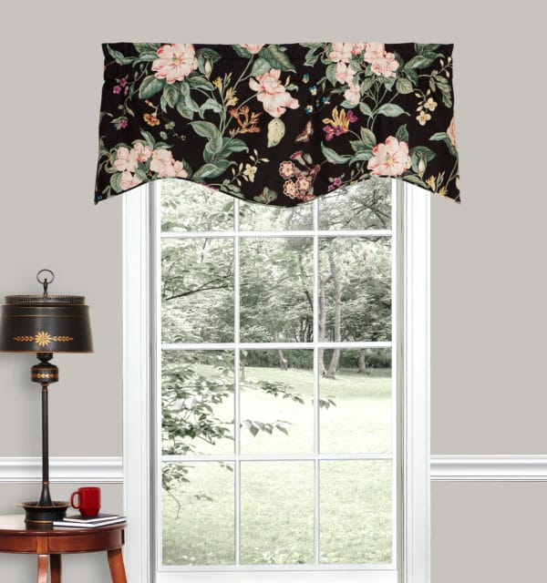 Garden Images Black Winston Valance