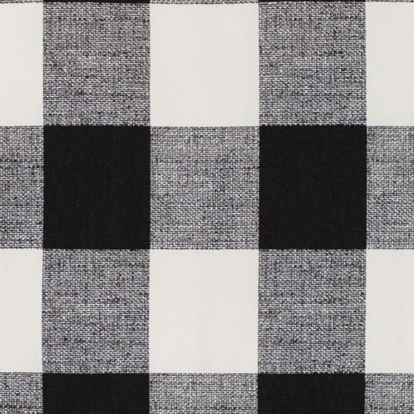 Anderson Plaid Black ~ Fabric By the Yard