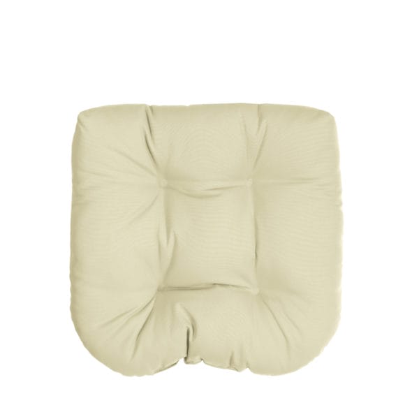 Sunbrella Rounded Back Tufted Chair Cushion (outdoor) 21x21x4