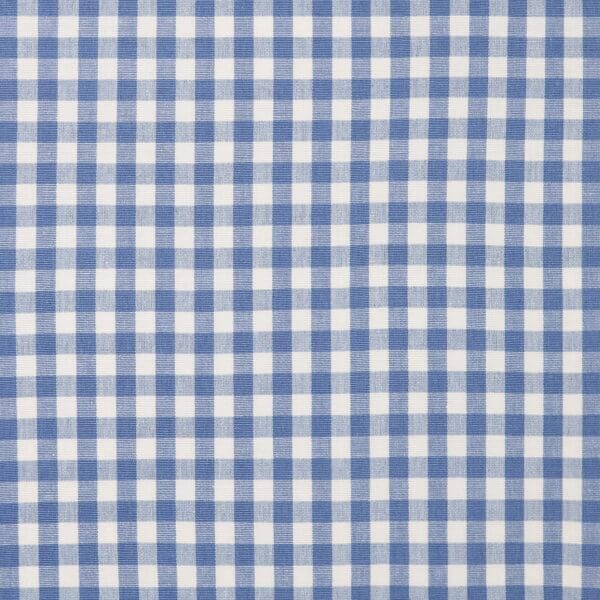 woven blue and cream check image