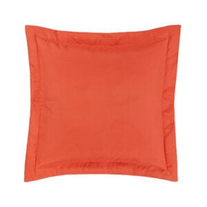 Seaside Coral Euro Sham Image