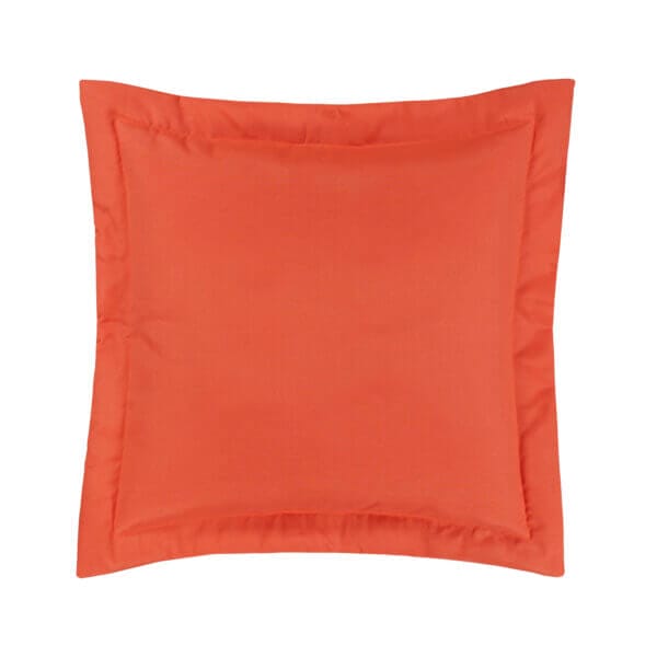 Seaside Coral Euro Sham Image