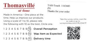 Janelle Waukee IA SS7510 Survey Card