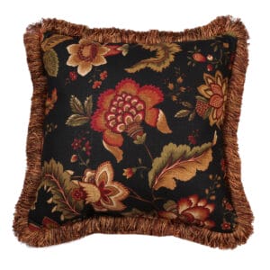 Hampstead Pillow with brush fringe