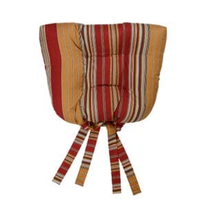 Queensland Autumn Stripe Chair Pad - Pack of 4