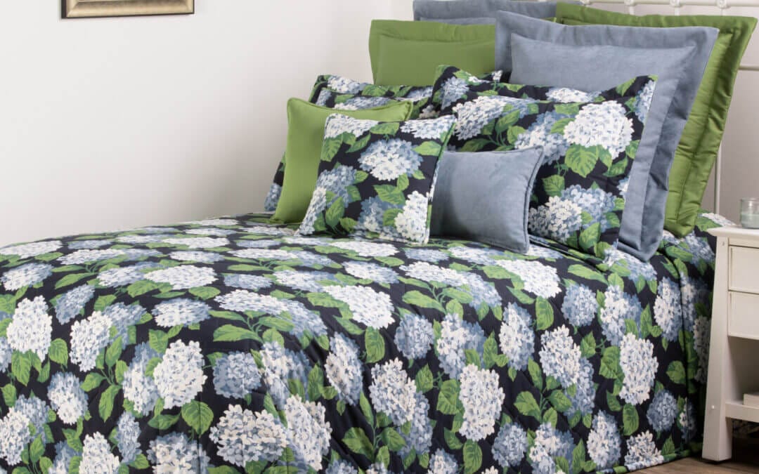 Summerwind Blue Quilted Bedspread Only