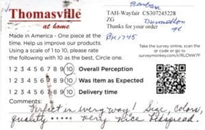 Barbara Durmellon FL BK1745 Survey Card