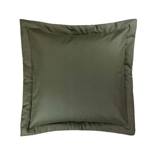 Queensland Autumn Euro Sham - Solid Green