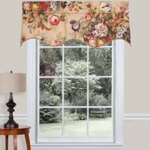 Queensland Autumn Scalloped Filler Valance