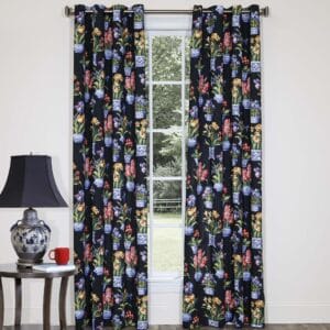 Melanie Black Grommet Panels