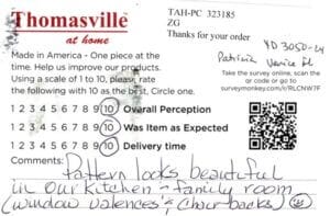 Patrick Venice FL YD3050-24 Survey Card