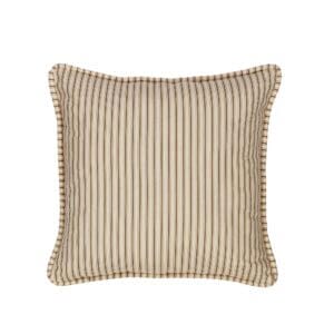 Tradewinds Tropic Square Pillow - Ticking Stripe